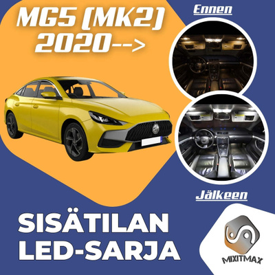 MG 5 (MK2) Sisätilan LED-sarja 7-osainen
