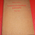 Bengt Lidforss : Luonnontieteellisiä pakinoita 1917 - pikkukuva 1