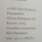 Saila Susiluoto - Huoneiden kirja: proosarunoja (sid.) - pikkukuva 2