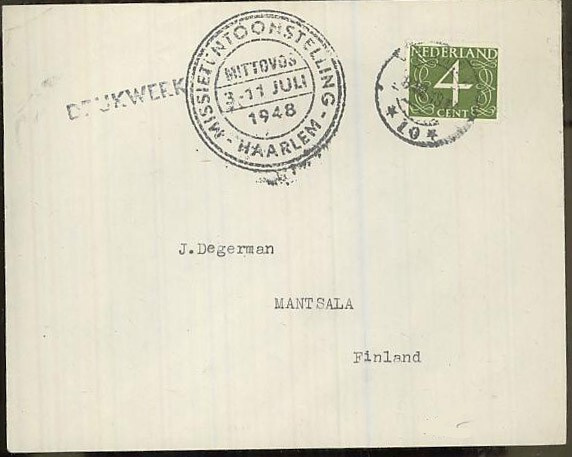 Hollanti 1948 erikoisleimakuori
