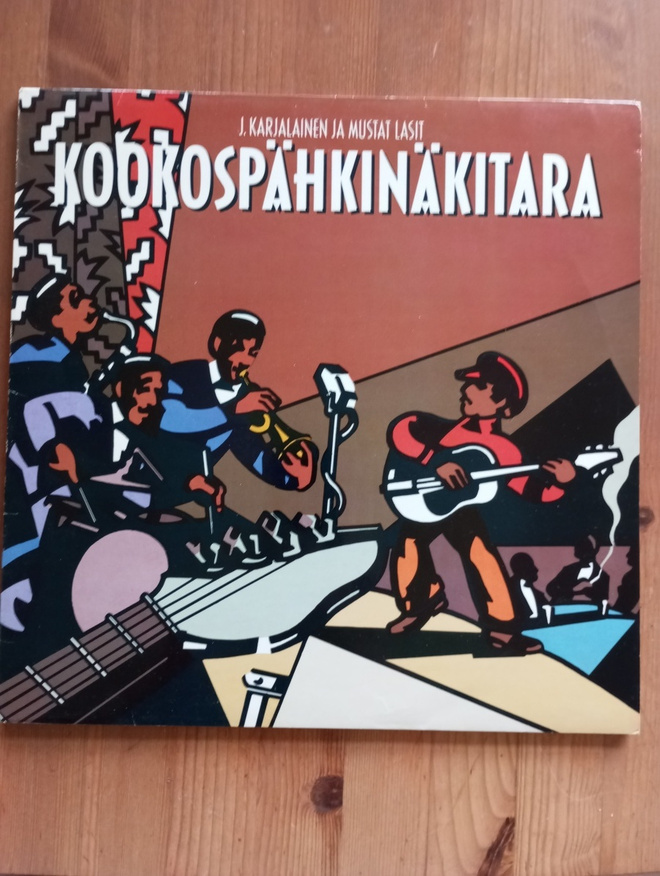 LP J. Karjalainen ja Mustat Lasit Kookospähkinäkitara