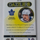 Auston Matthews 2021-22 UD Series 2 Dazzlers - pikkukuva 2