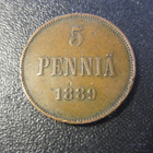 5 penniä 1889 - pikkukuva 1