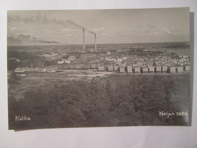 VANHA Postikortti Kotka 1950-l Alkup.Mallikappale