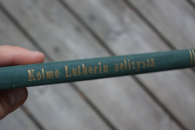 Martti Luther Kolme Lutherin Selitystä 1952 D4