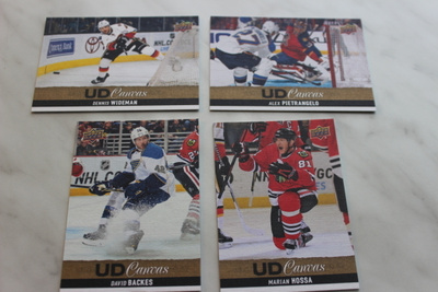 2013-14 Upper Deck Canvas kortteja 0,50e/kpl