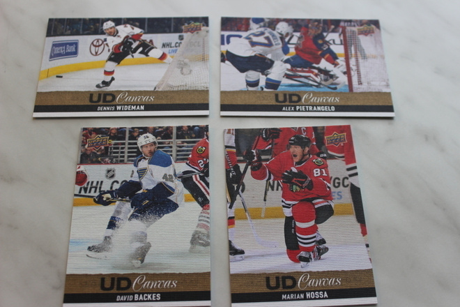 2013-14 Upper Deck Canvas kortteja 0,50e/kpl
