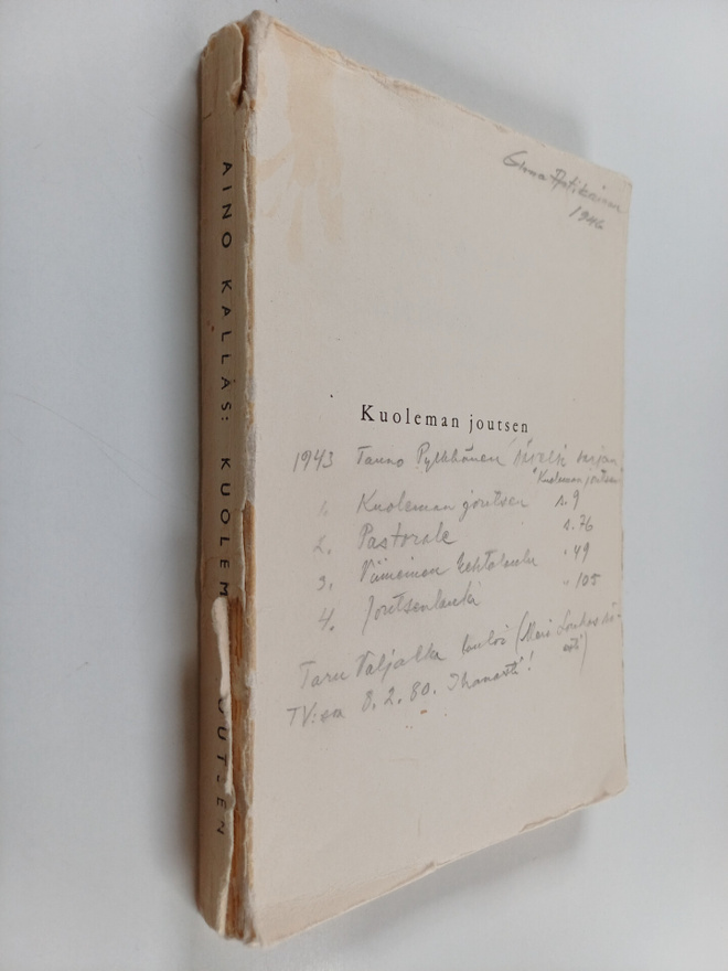 Aino Kallas : Kuoleman joutsen