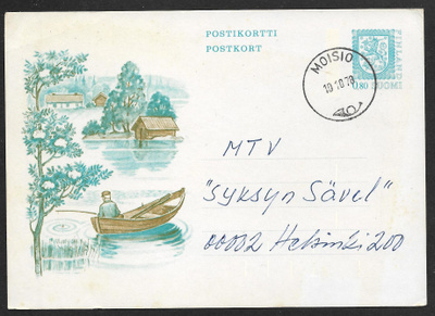 Postilähetys - Ehiö 0,80 (LAPE 136) Moisio 10.10.1978
