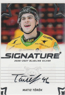 2026/27 Blueline Silver Signature Török Ilves /80