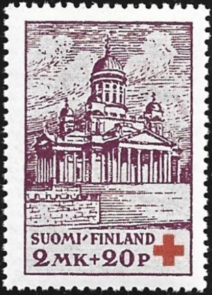 1932 Punainen Risti 2 mk + 20 p **  LaPe 174
