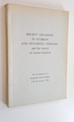 Rodney P. Shearman : Recent Advances in Ovarian and Synth...