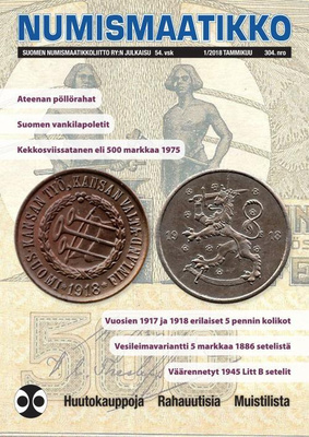 NUMISMAATIKKO 2018 vuosikerta