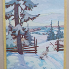 Jänis, riukuaitaa ja kinoksia, kaupunkia p. 1946 + Tubi-jm - pikkukuva 1