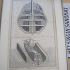 VANHA Piirrustus Sotalaiva Laiva M. Belin 1600-1700-l UPEA - pikkukuva 2