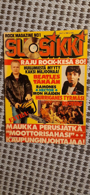 Suosikki 7/1980 Ramones, Beatles, Hurriganes ym,  JULISTE!