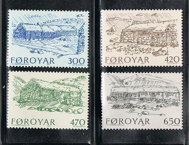 Färsaaret 1987 - Maalaistaloja (4)  ++