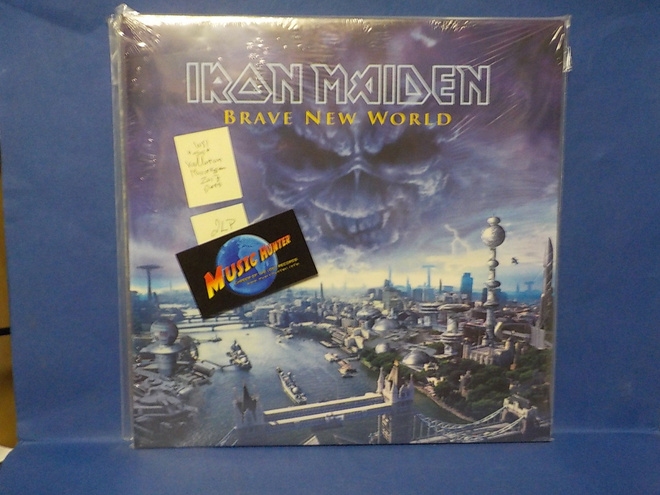IRON MAIDEN - BRAVE NEW  WORLD UUSI 2017 PRESS 2LP+