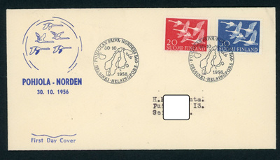 FDC 1956 Pohjolan päivä