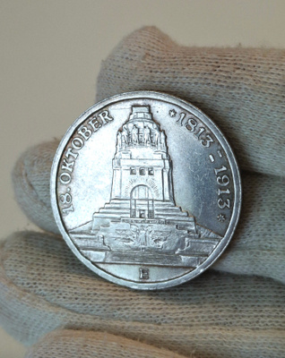 3 markkaa 1913 Battle of Leipzig