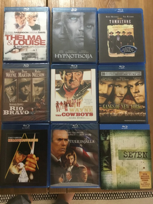 Blu ray elokuvia