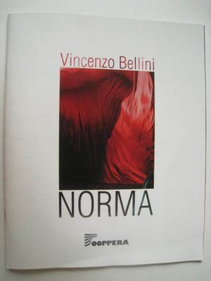 Käsiohjelma Vincenzo Bellini Norma