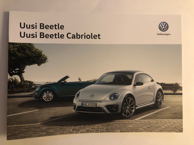 Myyntiesite - Volkswagen uusi Beetle/Cabriolet - 10/2016