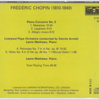 Chopin - Pianoconcert no. 2, Polonaise no. 7 - CD - pikkukuva 2