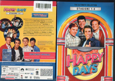 Happy Days - Onnen Päivät 1-4 kaudet(20 094)UUSI, DVD ,SF-TX