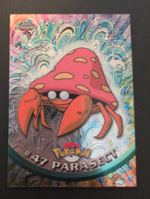 Parasect Chrome Pokemon Topps