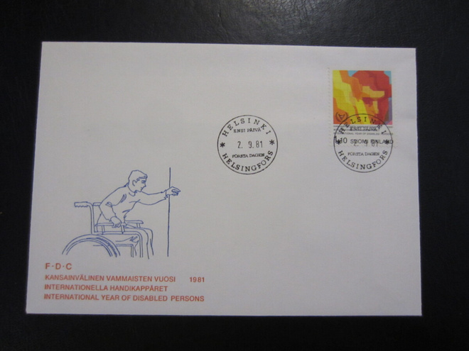 FDC 1981 Kansainvälinen vammaisten vuosi