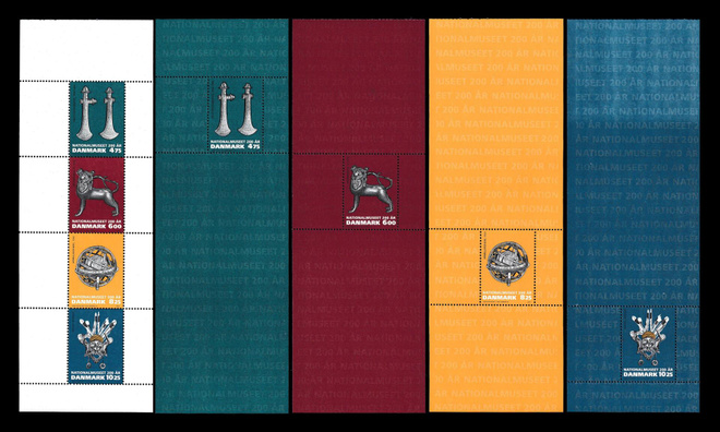 Tanska 1462-5hb ** Kansallismuseo vihkolehdet (2007)