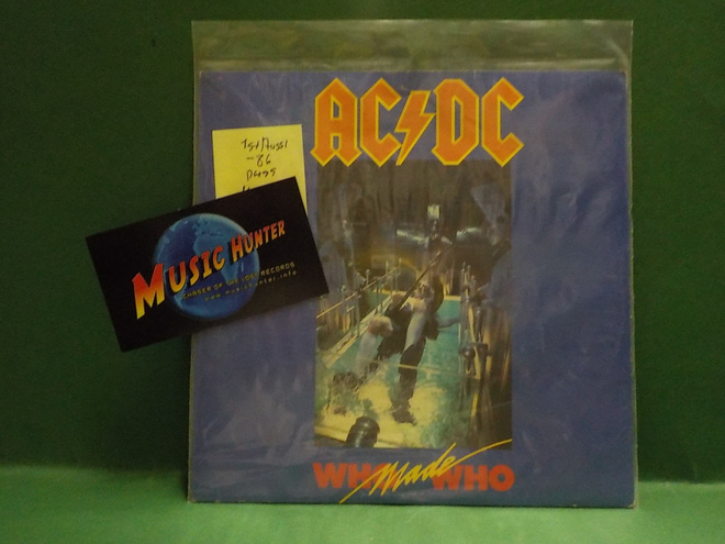 AC/DC - WHO MADE WHO M-/EX 1ST AUSSI -86 PRESS 7" SINGLE