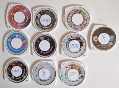 PSP-pelit 10kpl (irto)