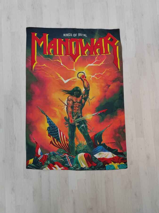 Manowar Kings Of Metal Seinälippu