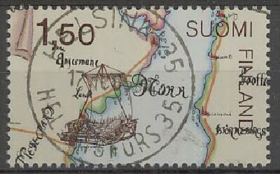 1985 F88 blokkimerkki Hki-85 lähes loisto
