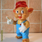 * AITO & HYVÄ 60-LUVUN DISNEY VELI PONTEVA FIGUURI 23 cm * - pikkukuva 3