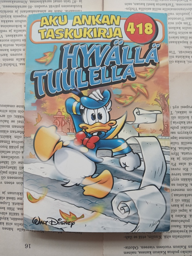 Aku Ankan taskukirja 418: Hyvällä tuulella