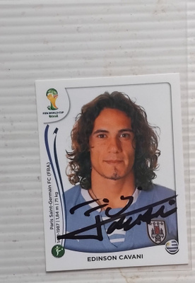 Edinson Cavani Uruguay signed