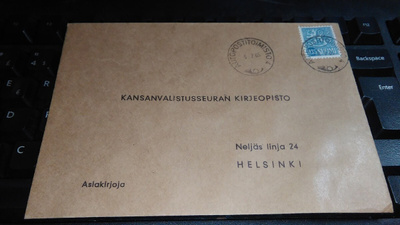 Autopostitoimisto 4 tarvekuorella -65 26/8