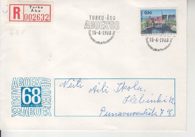 FDC 1968 Tampere