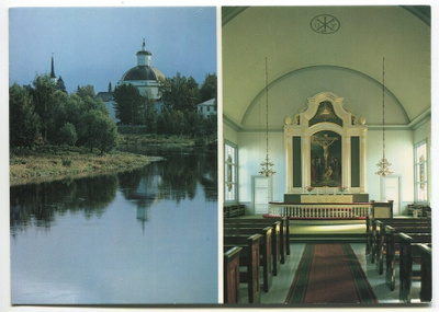 Lapua Tuomiokirkko sisältä ja ulkoa 1981