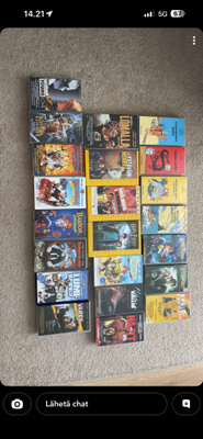 Vhs kasetit 33kpl. Osta myös yksittäisiä