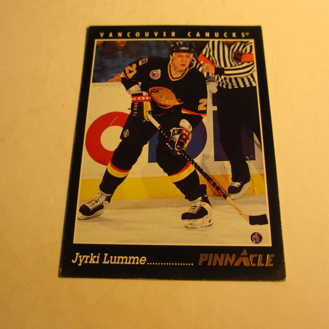 pinnacle lätkäkortti canucks jyrki lumme