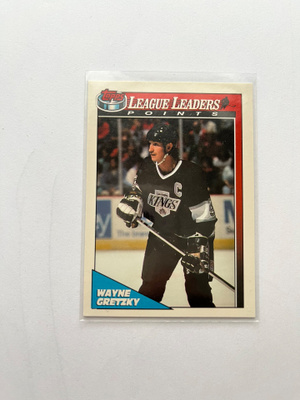 1991-92 Topps League Leaders Wayne Gretzky #257