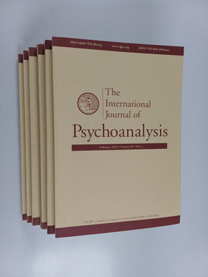 The international journal of psychoanalysis volume 86 1-6...