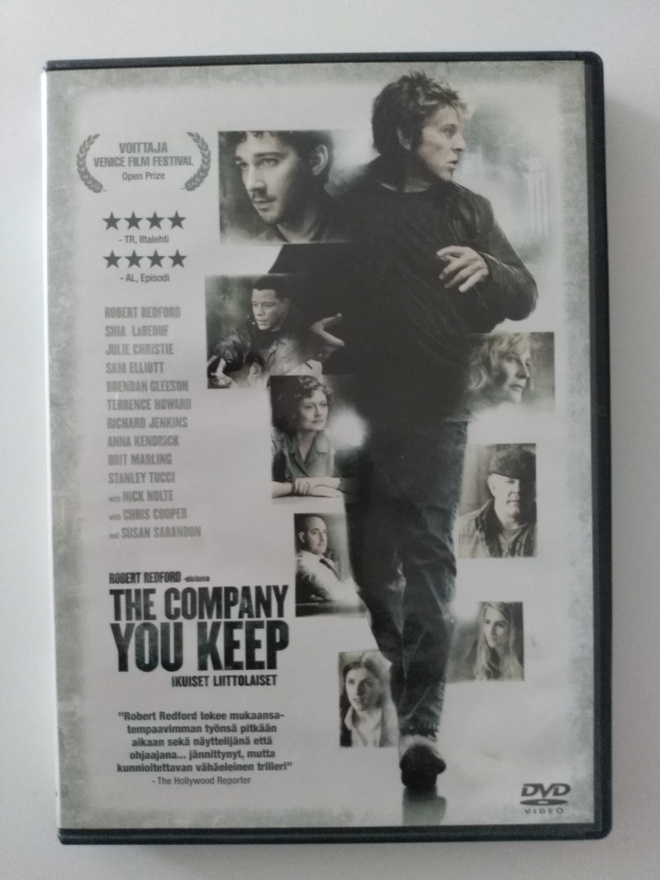 The Company you keep, Ikuiset liittolaiset - DVD