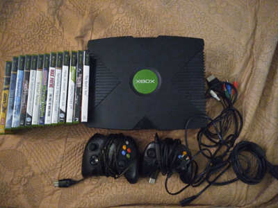 original xbox + pelit