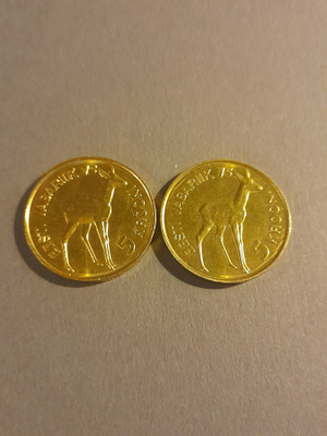 Eesti Vabariik 75, 5 krooni 1993, 2kpl