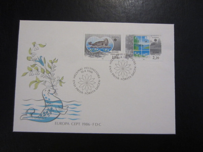 FDC 1986 Eurooppa-merkit